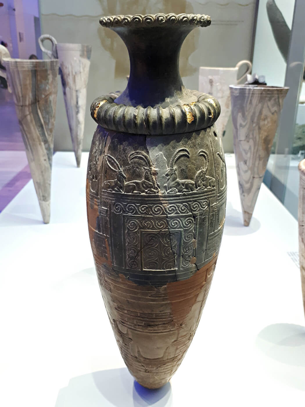 Chlorite relief rhyton Zakros 1500 1450 BC AMH 135307